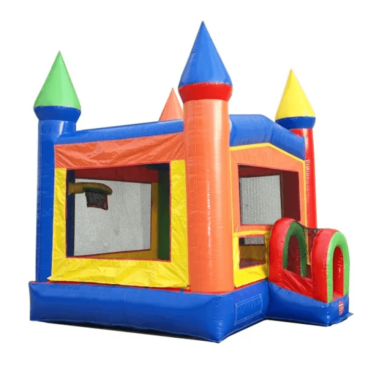 Rainbow Castle Bounce House